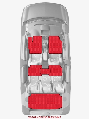 ЭВА коврики «Queen Lux» комплект для Mazda 3 MPS